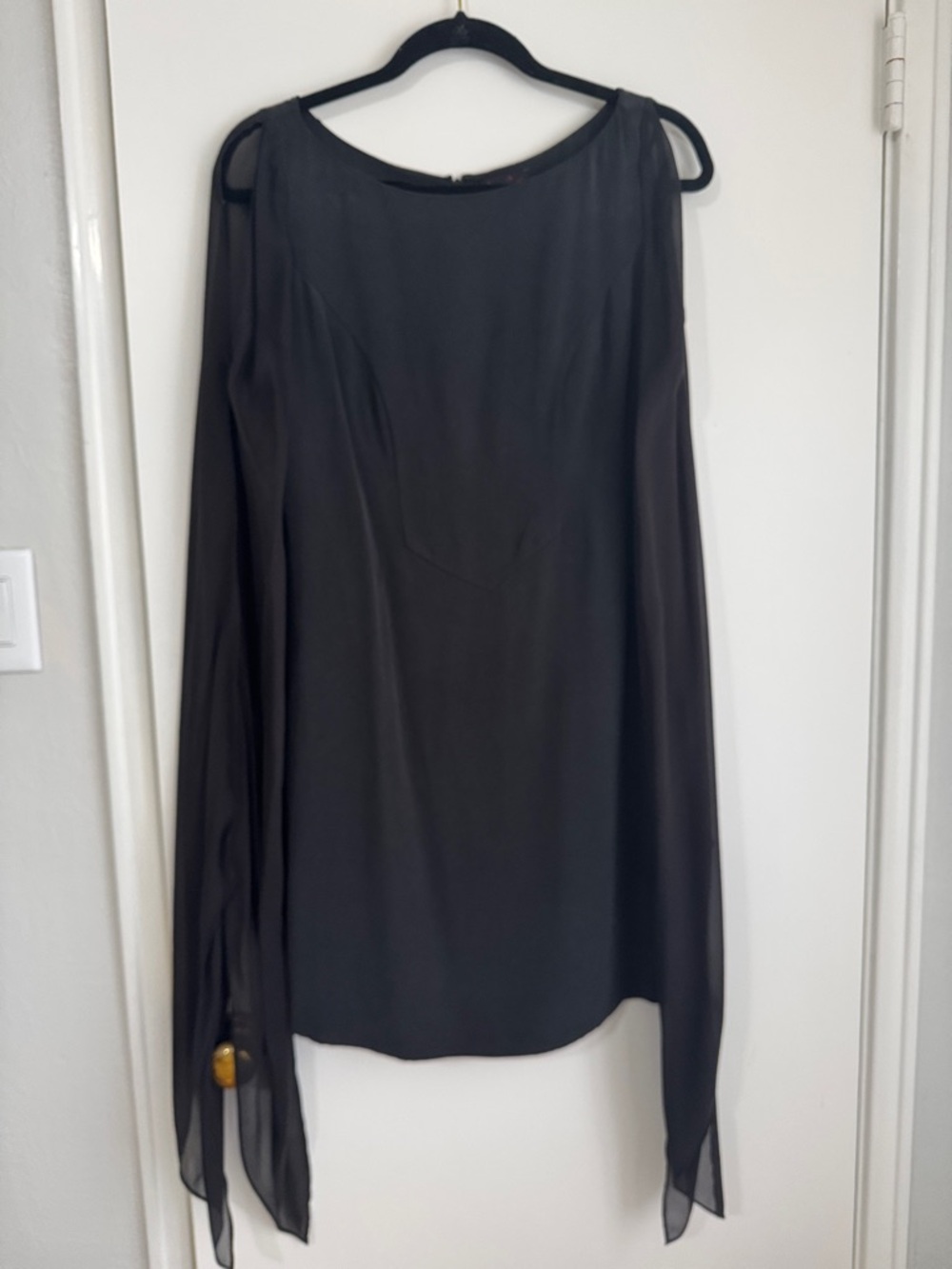 Patricia Field Black Silk Dress as seen on Sex and the City (see pics.) RARE!
